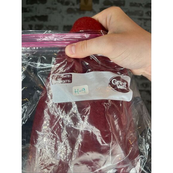 Woolrich | women 100% cotton red button down ruby heather - Picture 3 of 9